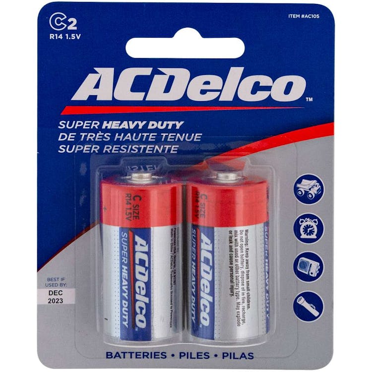 ACDelco C Heavy Duty Batteries - 2 Pack 2
