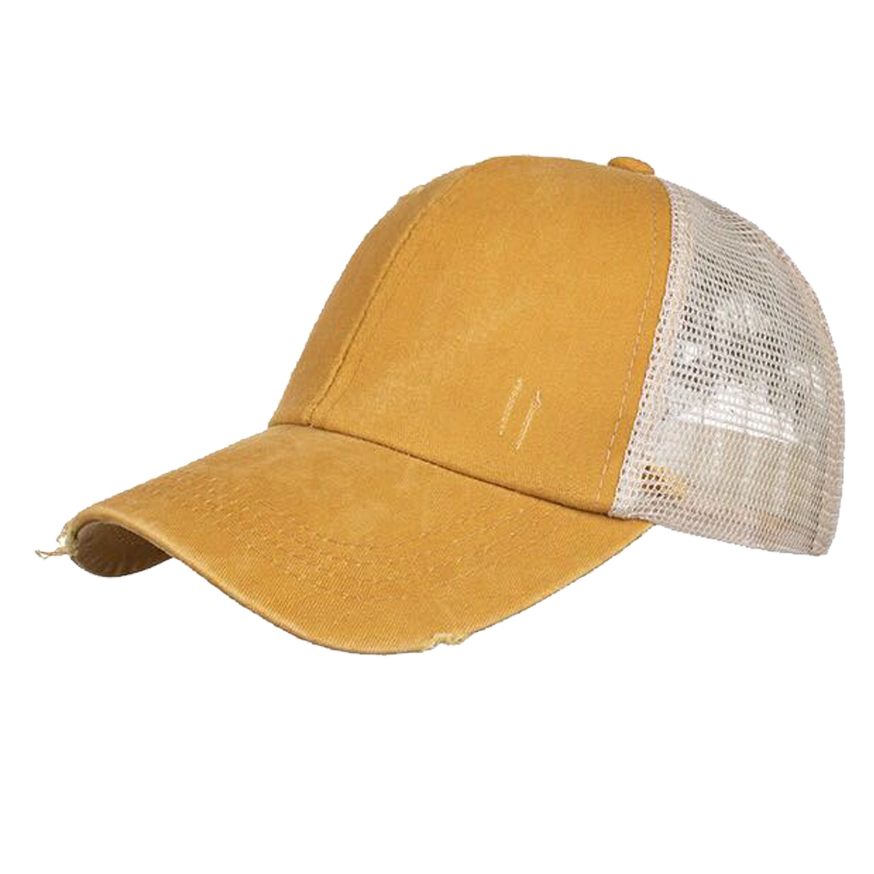 Crossed Ponytail Baseball Cap 6