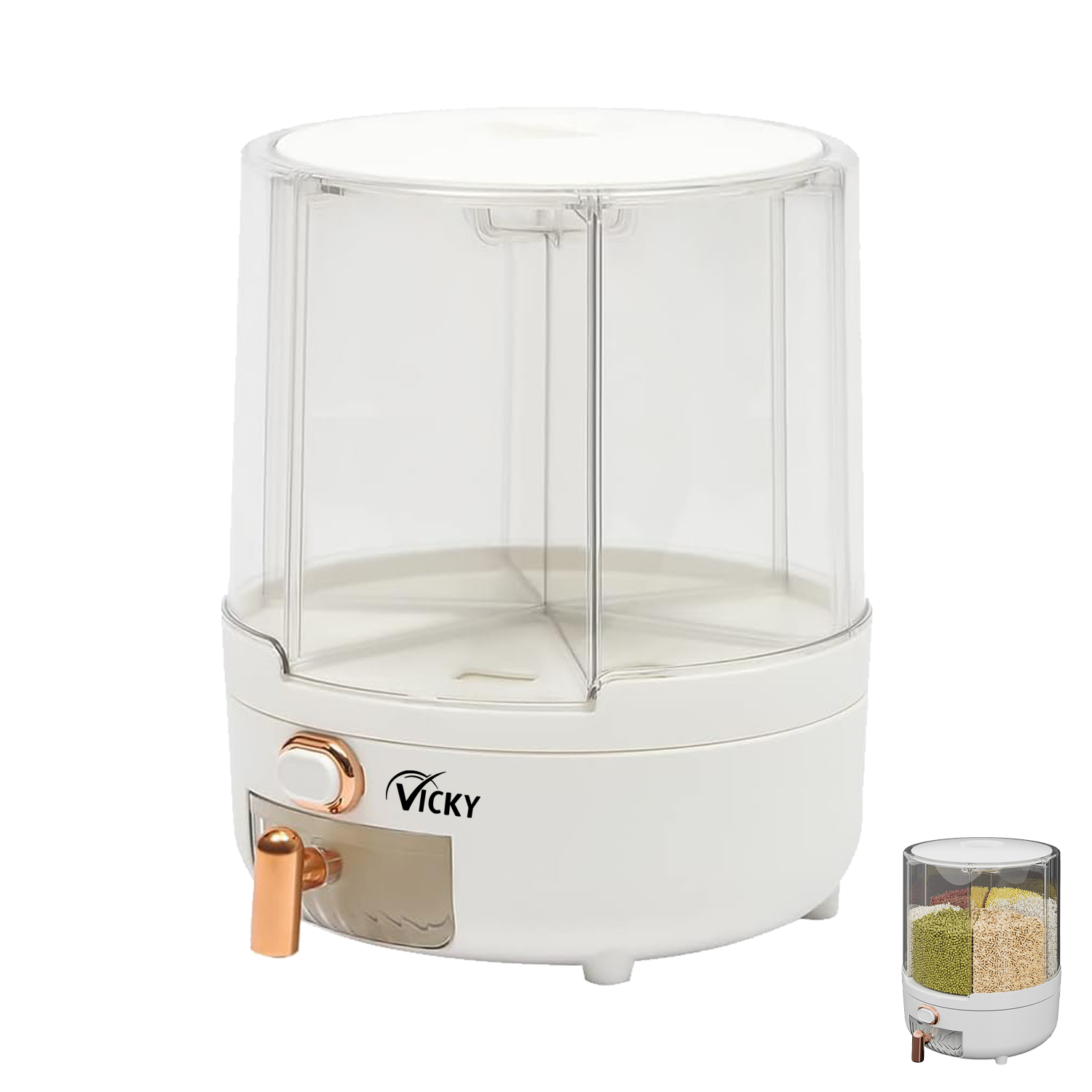 Transparent Storage Bin Container 2