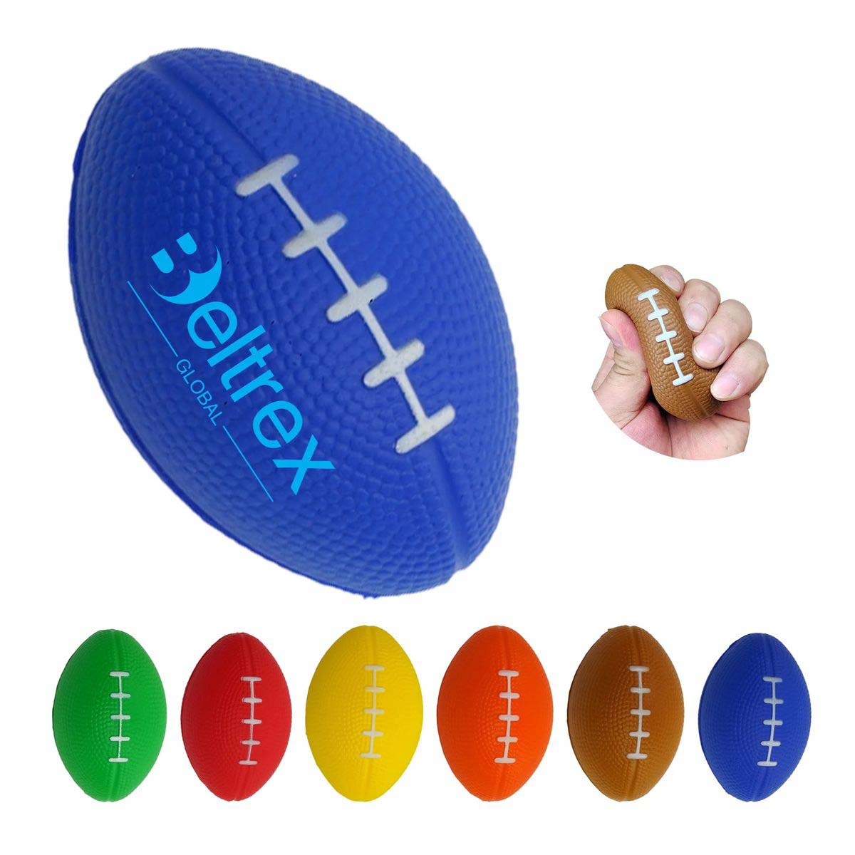 Durable PU Football Stress Ball Ergonomic 10