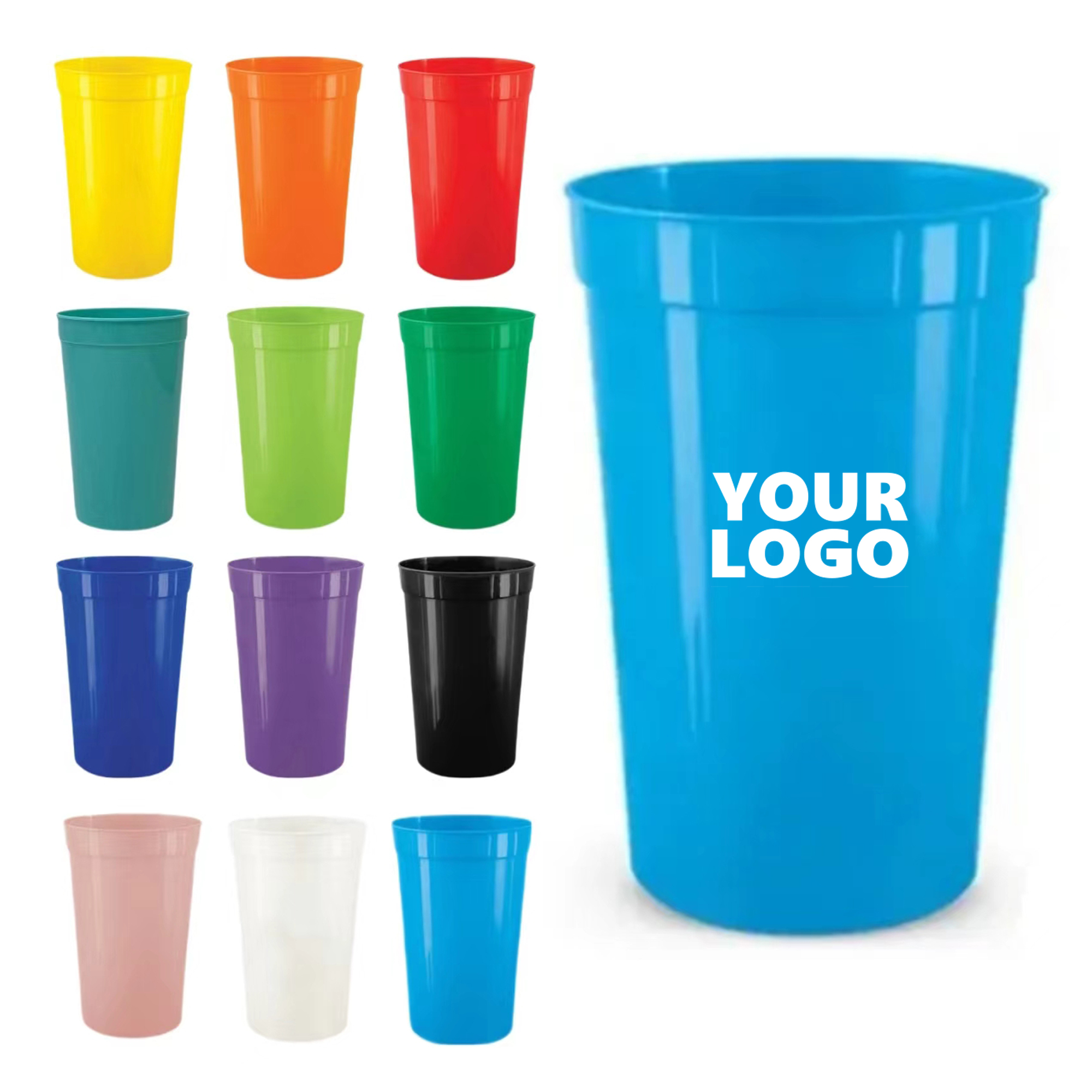 16 oz Reusable Plastic Party Cup 1