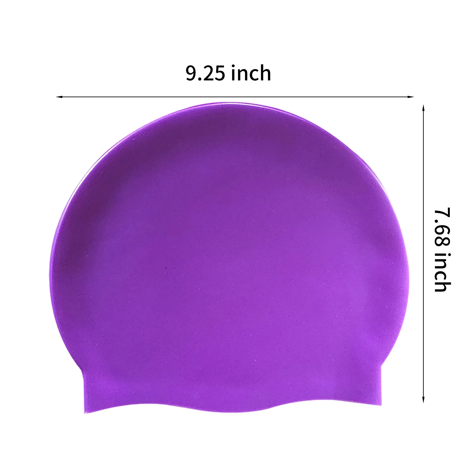 9 Inch Silicone Swimming Cap Swim 6