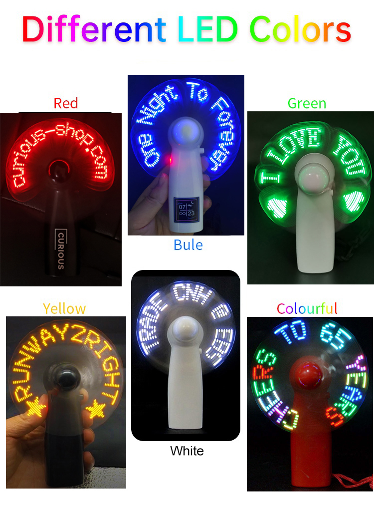 Electric LED Fan - USB Charged 4