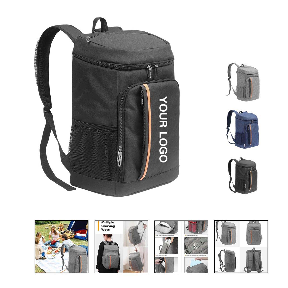 Insulated Backpack Cooler for Outdoor Travel 1