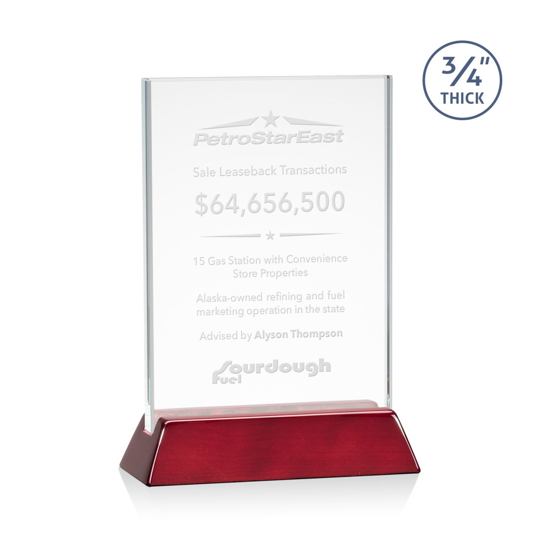 Walkerton Award - Starfire/Rosewood (Vert) 9