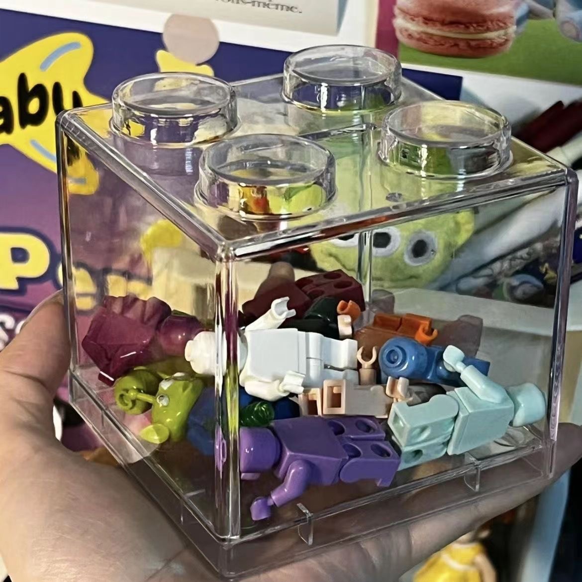 Translucent Stack Coin Bank/Lego Money or Savings Bank 11