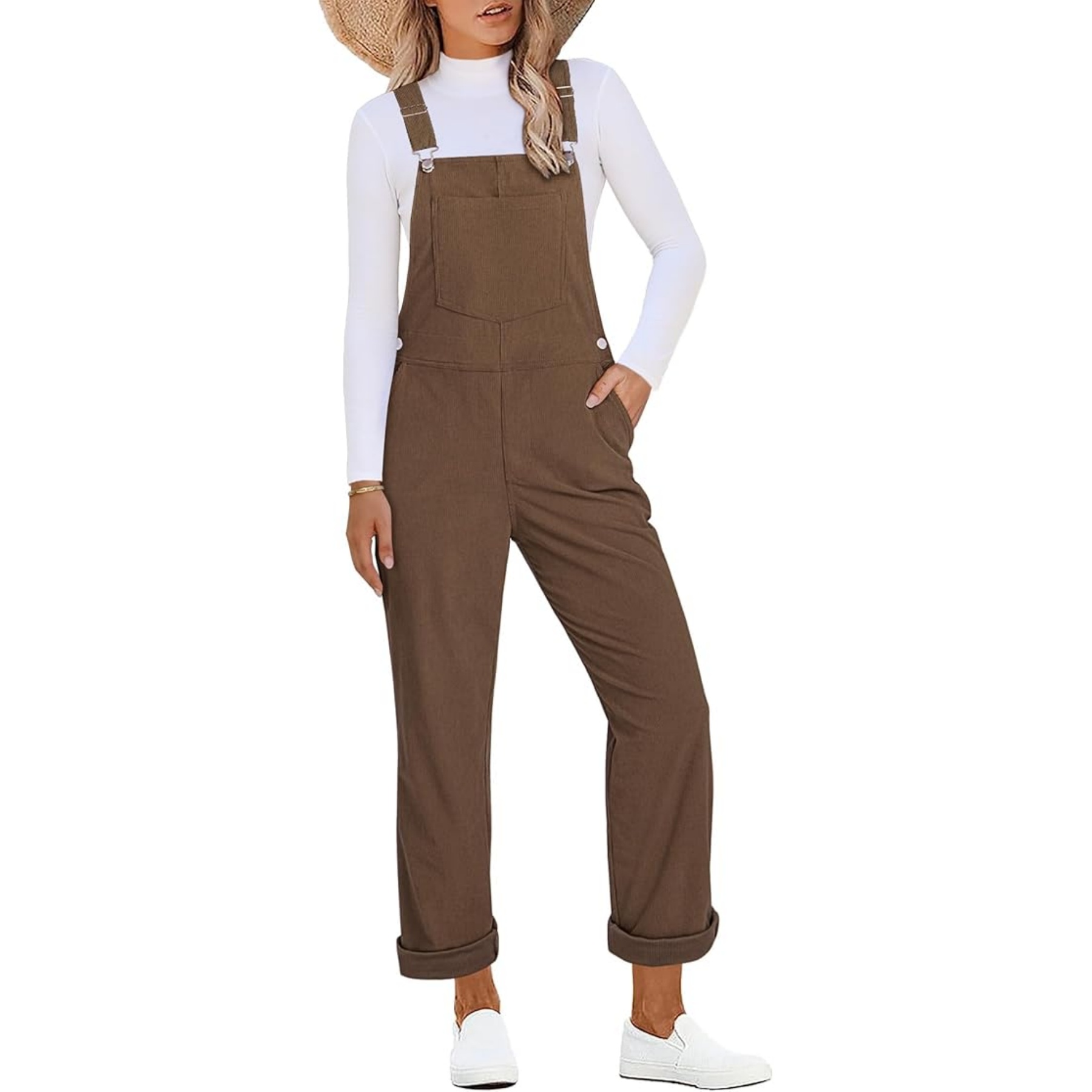 Women Corduroy Overall 4