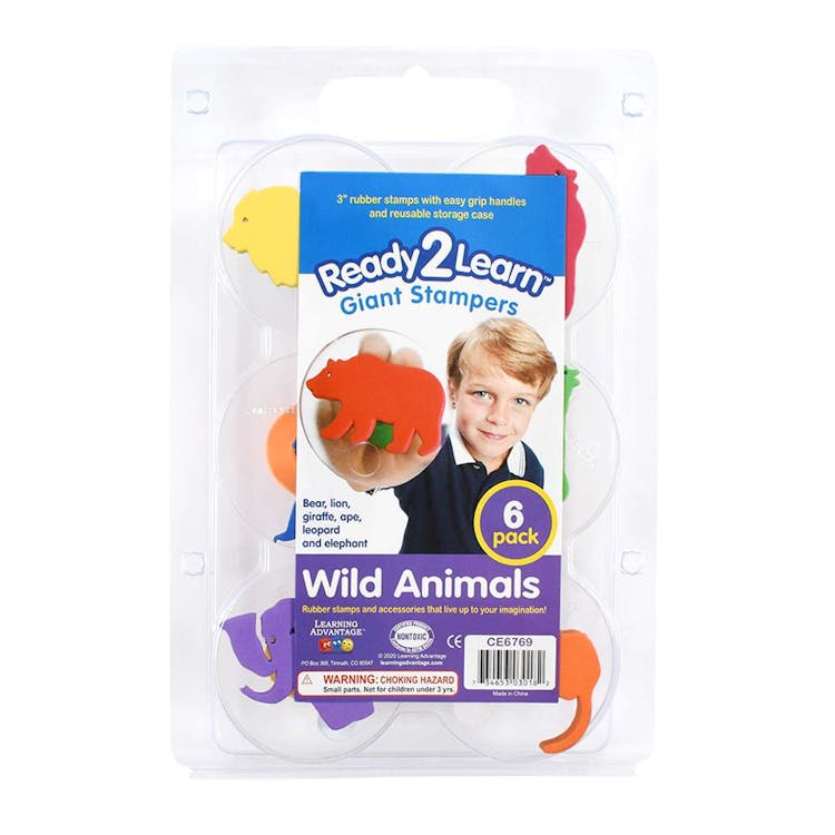 Giant Stampers - Wild Animals Assorted 6pk 2