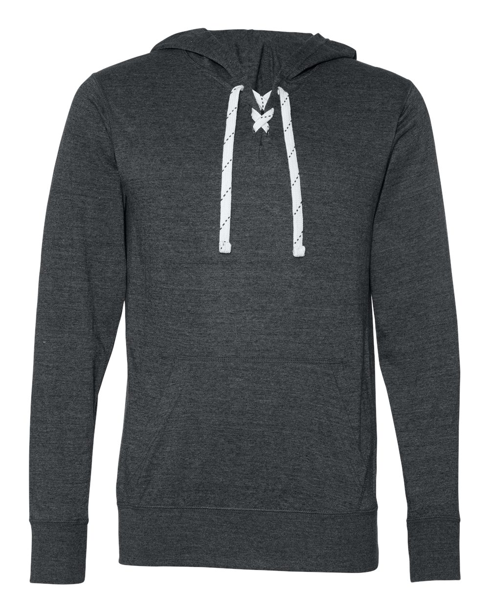 Unisex Jersey Sport Lace Hooded Pullover - 8231 27