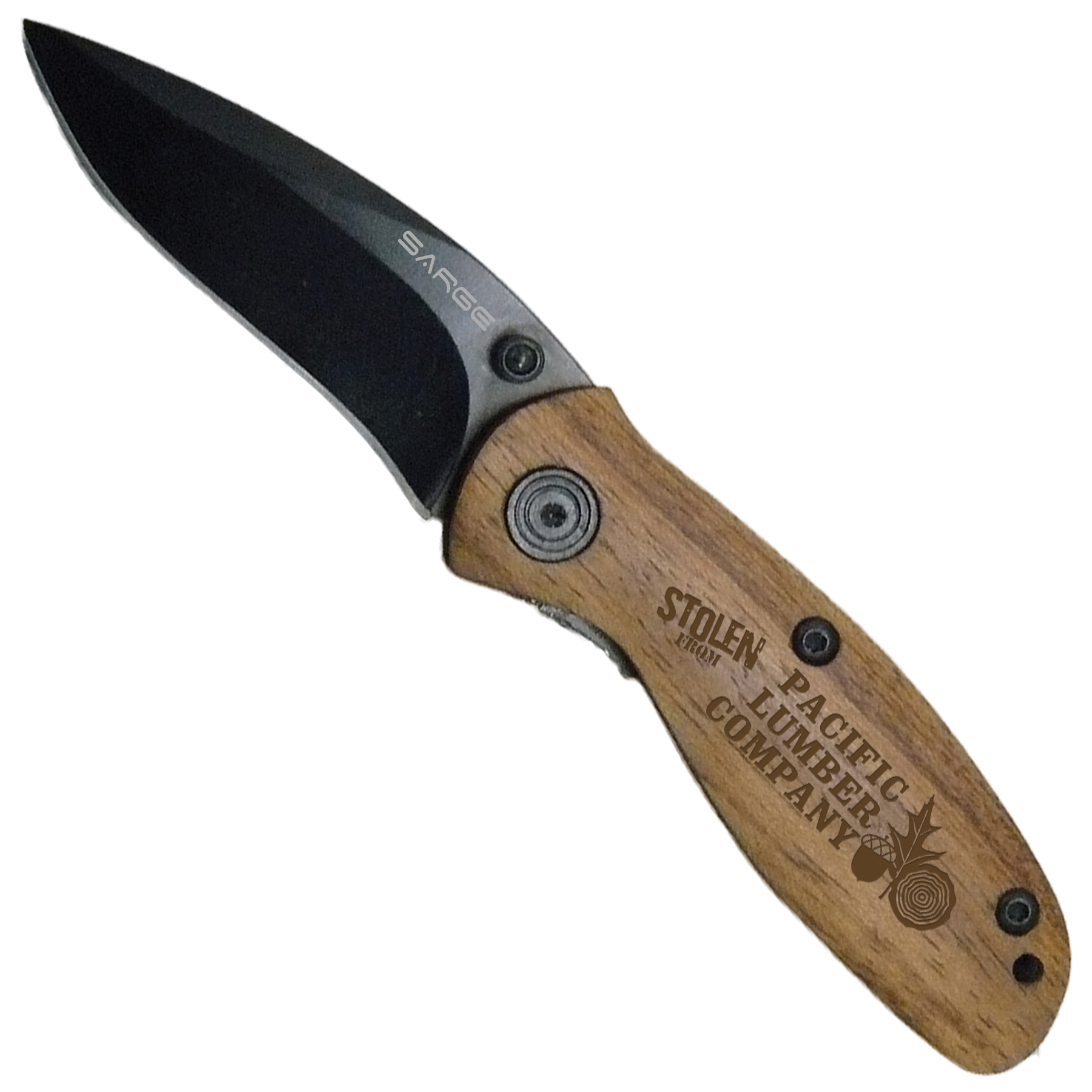River - Wooden Pocket Knife 2