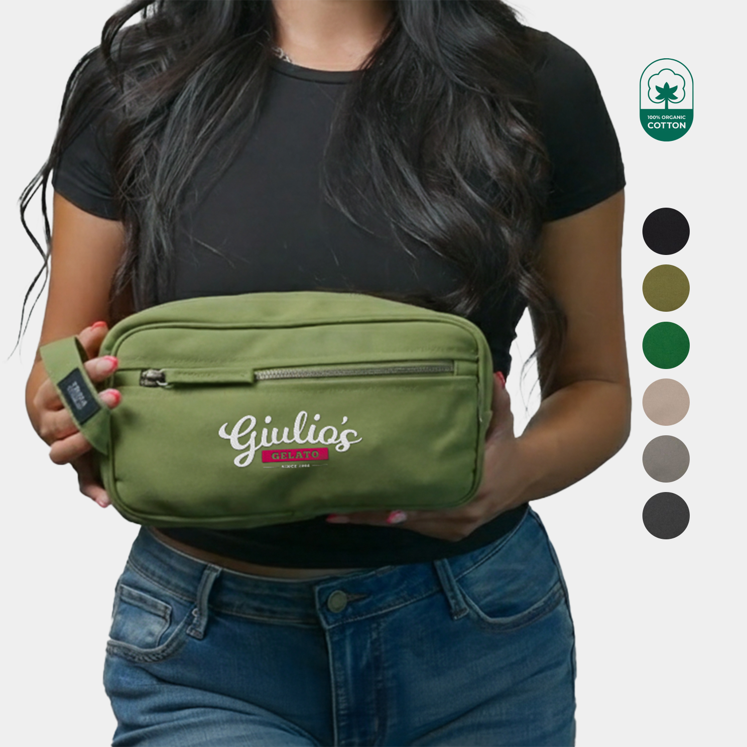 TERRA THREAD® - Toiletry Bag Sustainable GOTS & Fair Trade Certified 2