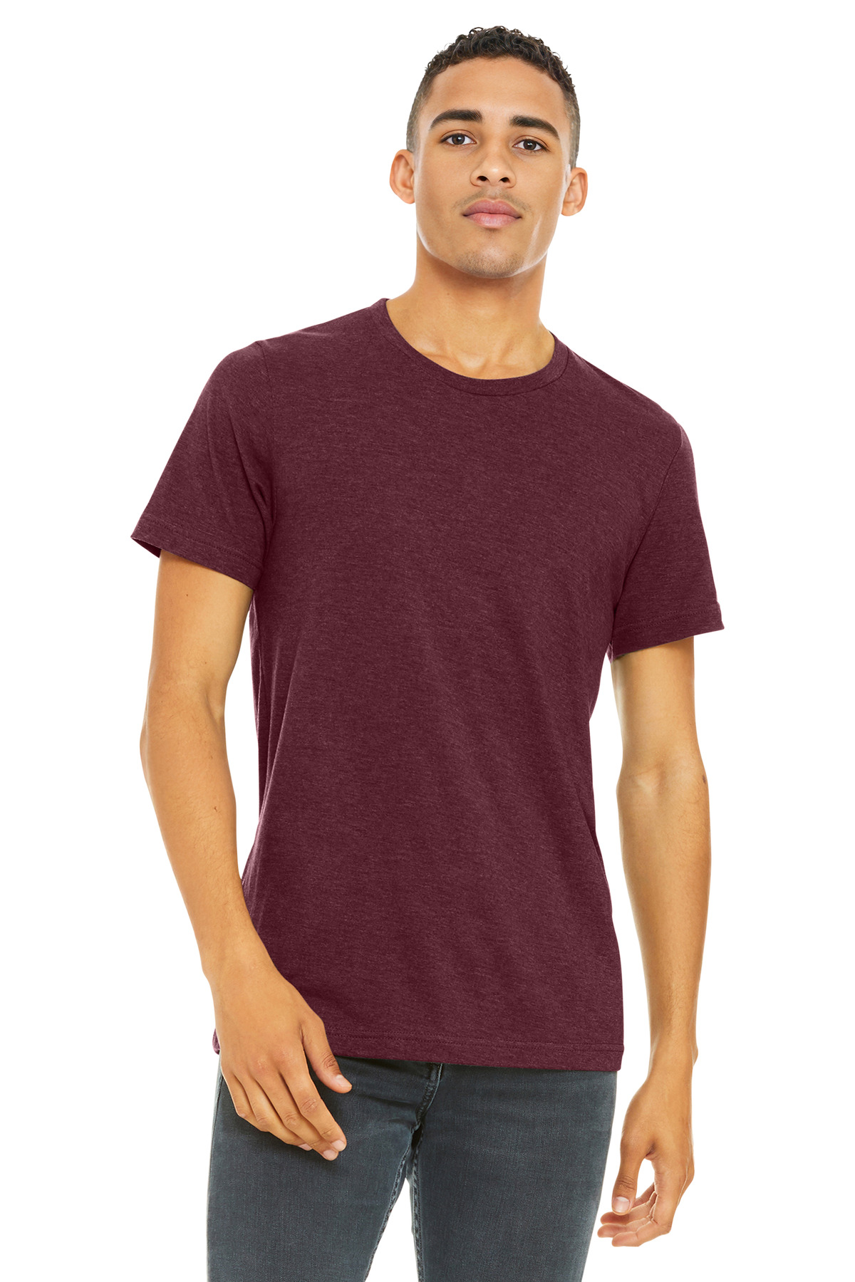 BELLA+CANVAS Unisex Heather CVC Short Sleeve Tee. BC3001CVC 75