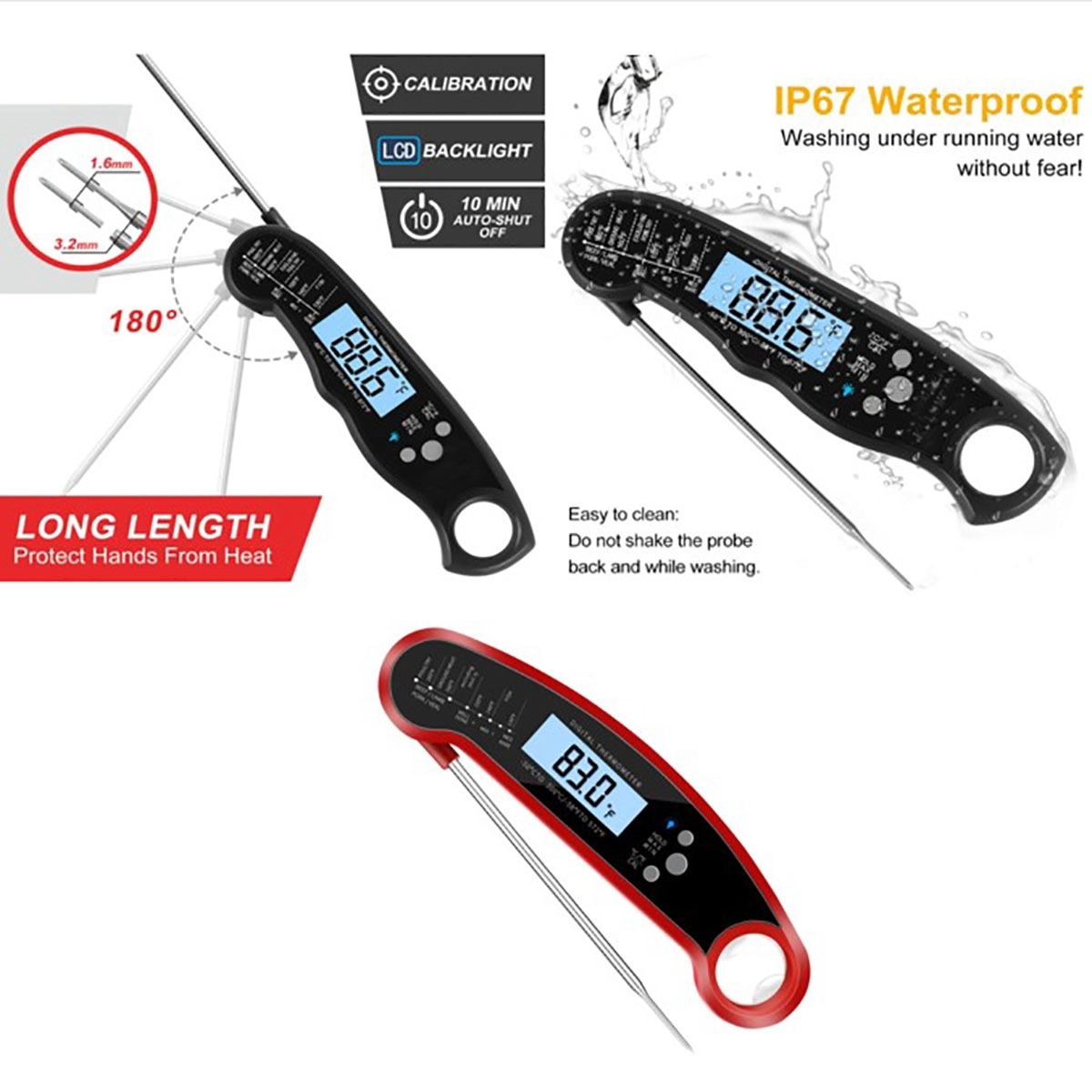 Waterproof Digital Meat Thermometer 3