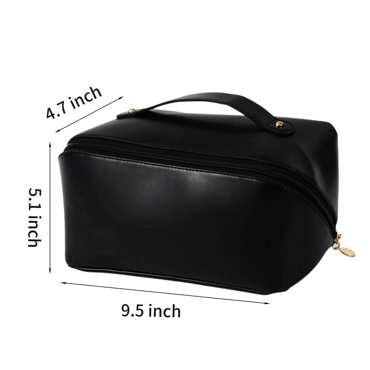 Compact PU Cosmetic Bag for Travel or Daily Toiletries 5
