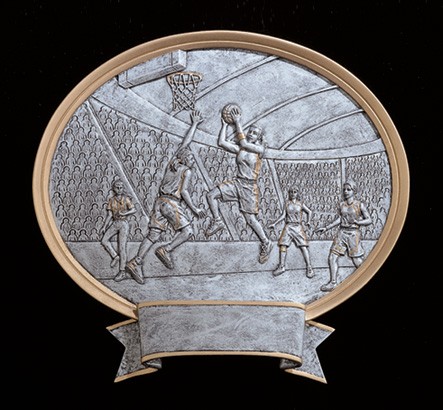 8" Basketball Female Legend Plate 2