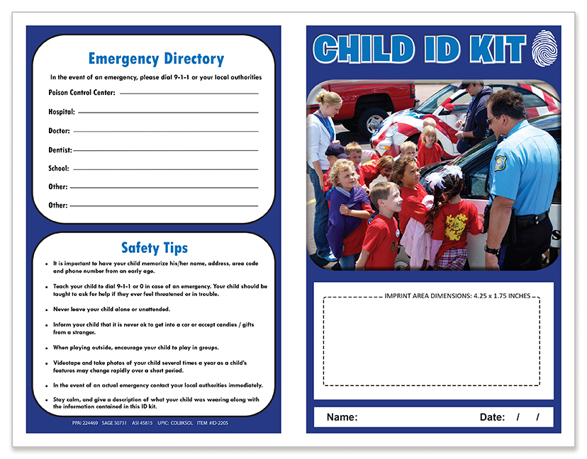 CHILD ID SAFETY KIT - Police 4