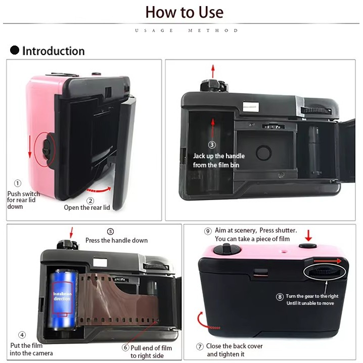 Reusable Underwater Waterproof Plastic Camera 4