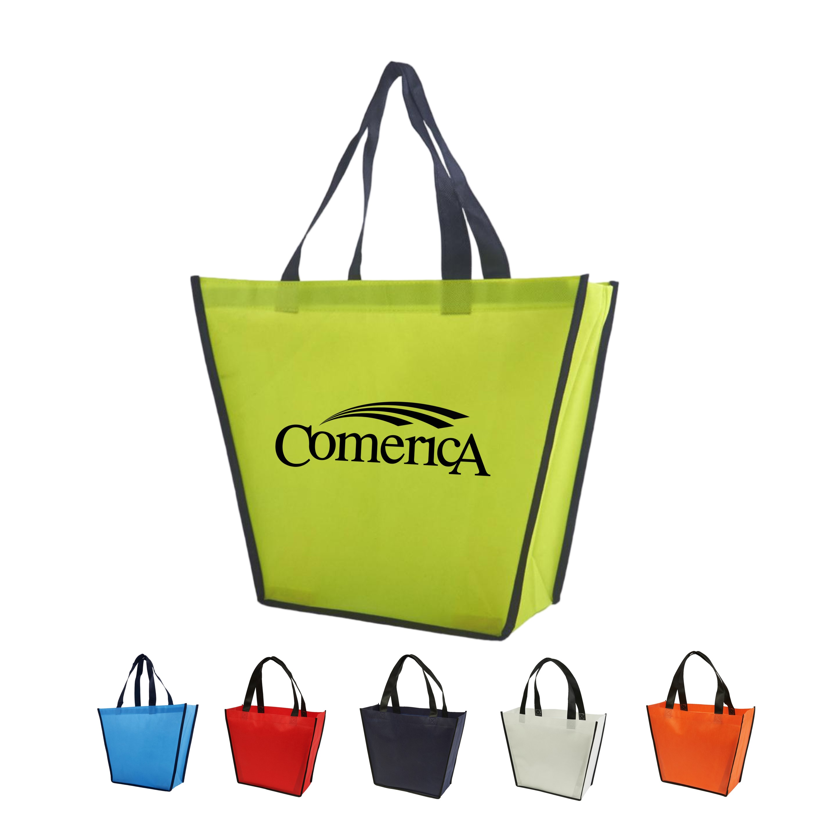 Trapezoid Shaped Non Woven Tote - OCEAN 3