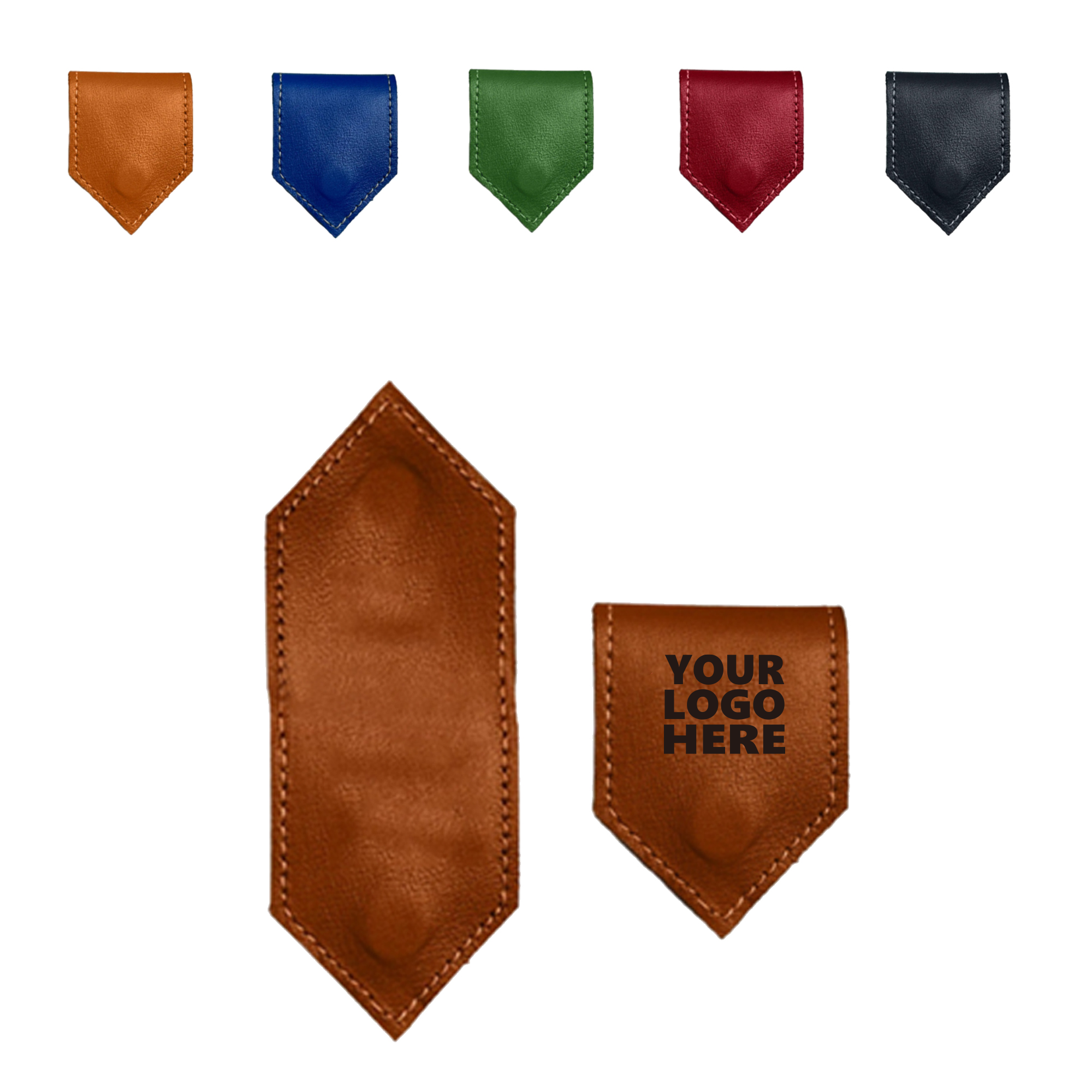 Magnetic Bookmarks - Portable & Made of PU Leather 2