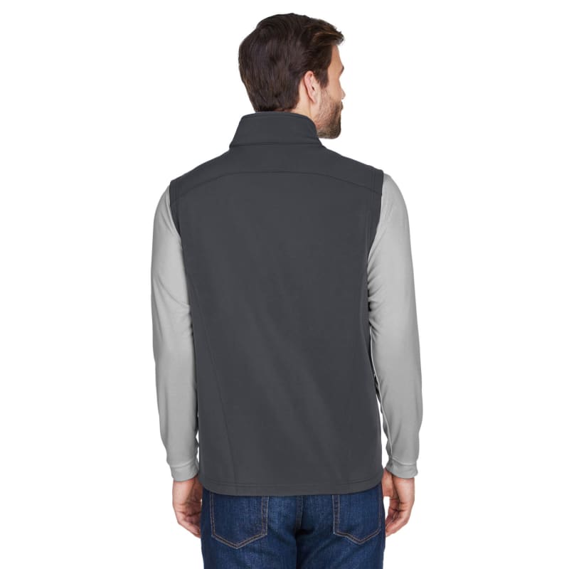 CORE365 Men's Cruise Two-Layer Fleece Bonded Soft Shell Vest 4
