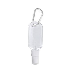 50ml Sanitizer Dispenser Bottle With Carabiner 1