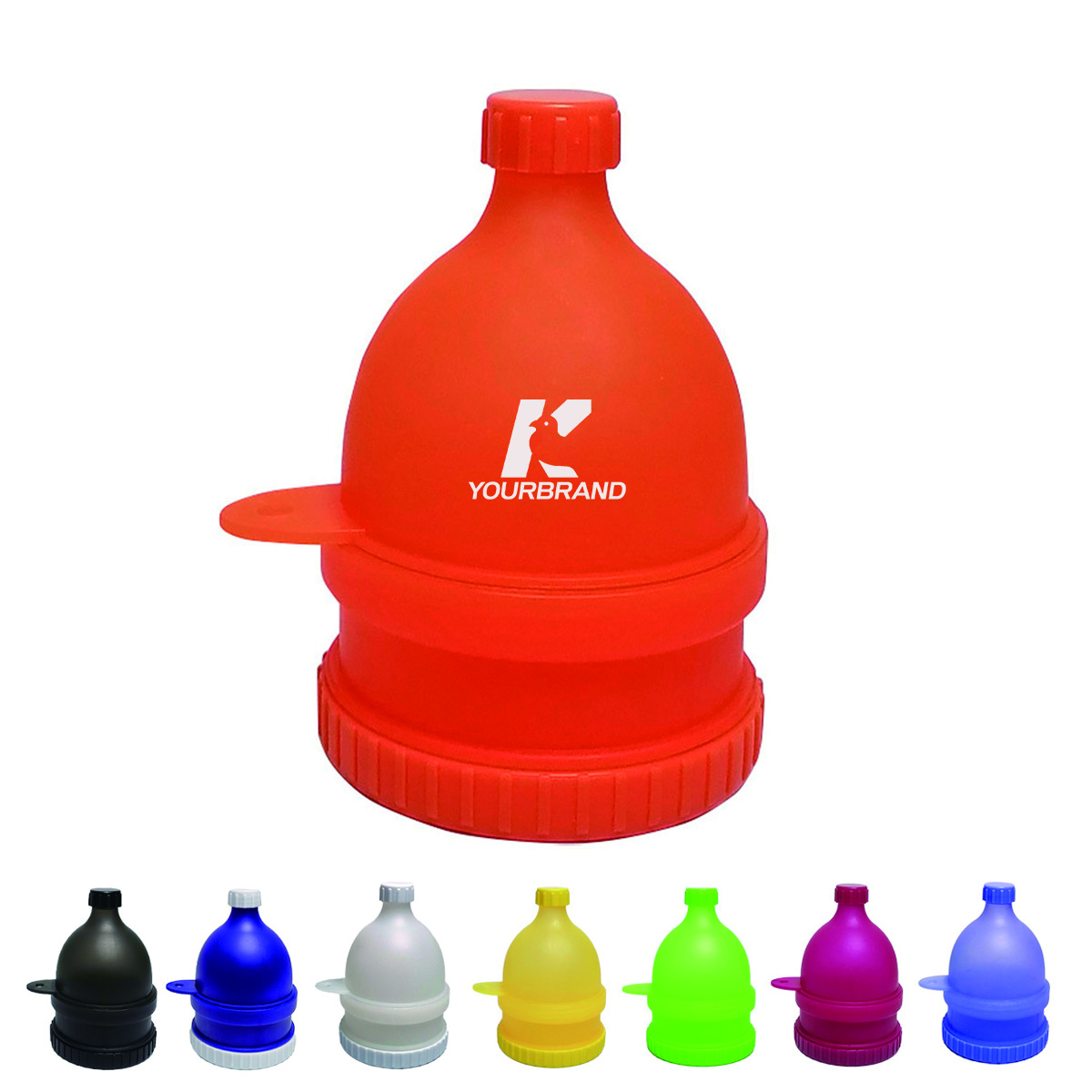 Portable fitness protein powder funnel shaking water cup 2