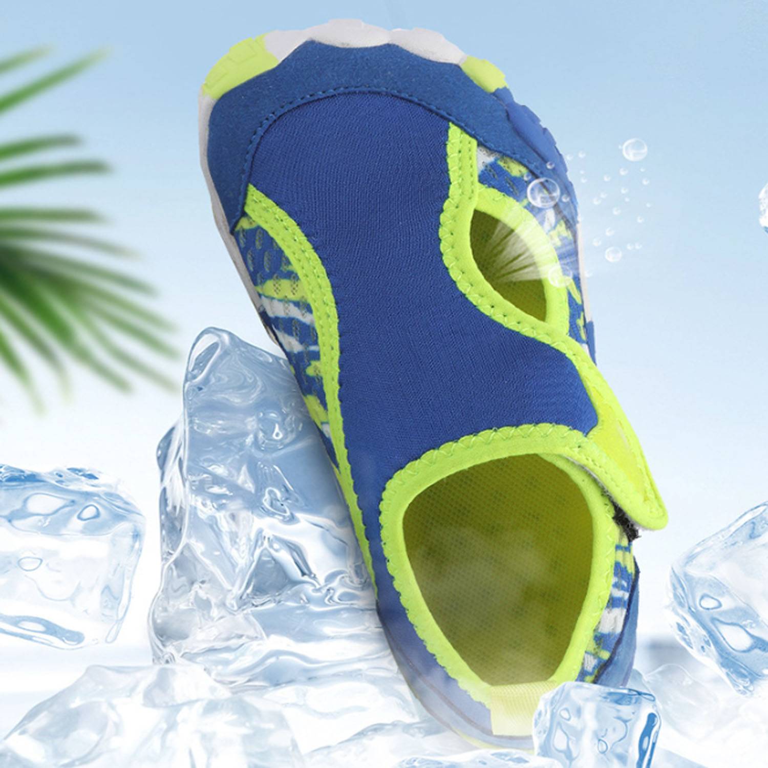 Breathable Rubber Kids Swim Shoes w/ Anti-Slip Sole 9