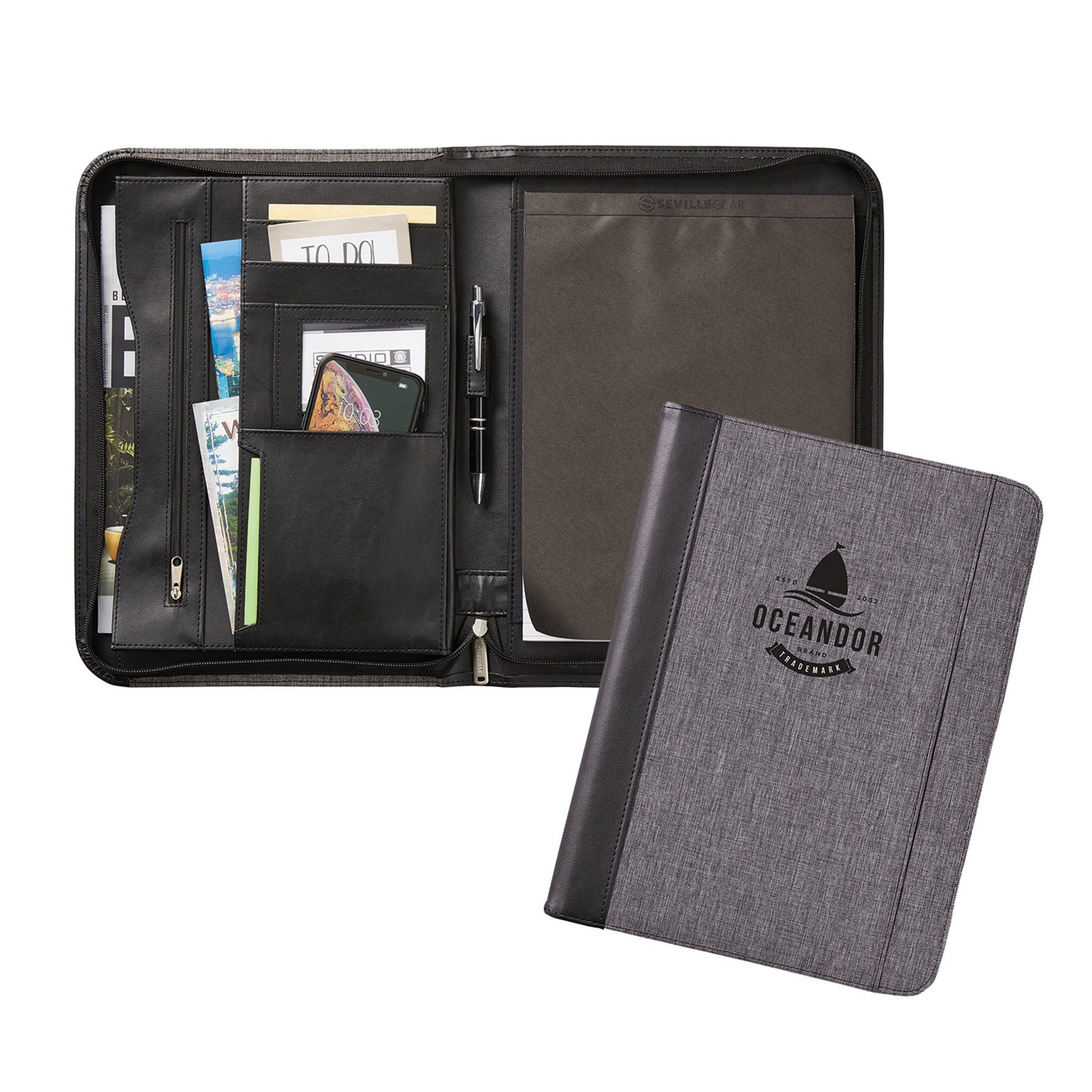 Deluxe Padfolio WithLeather Folio Matte Finish For Office 11