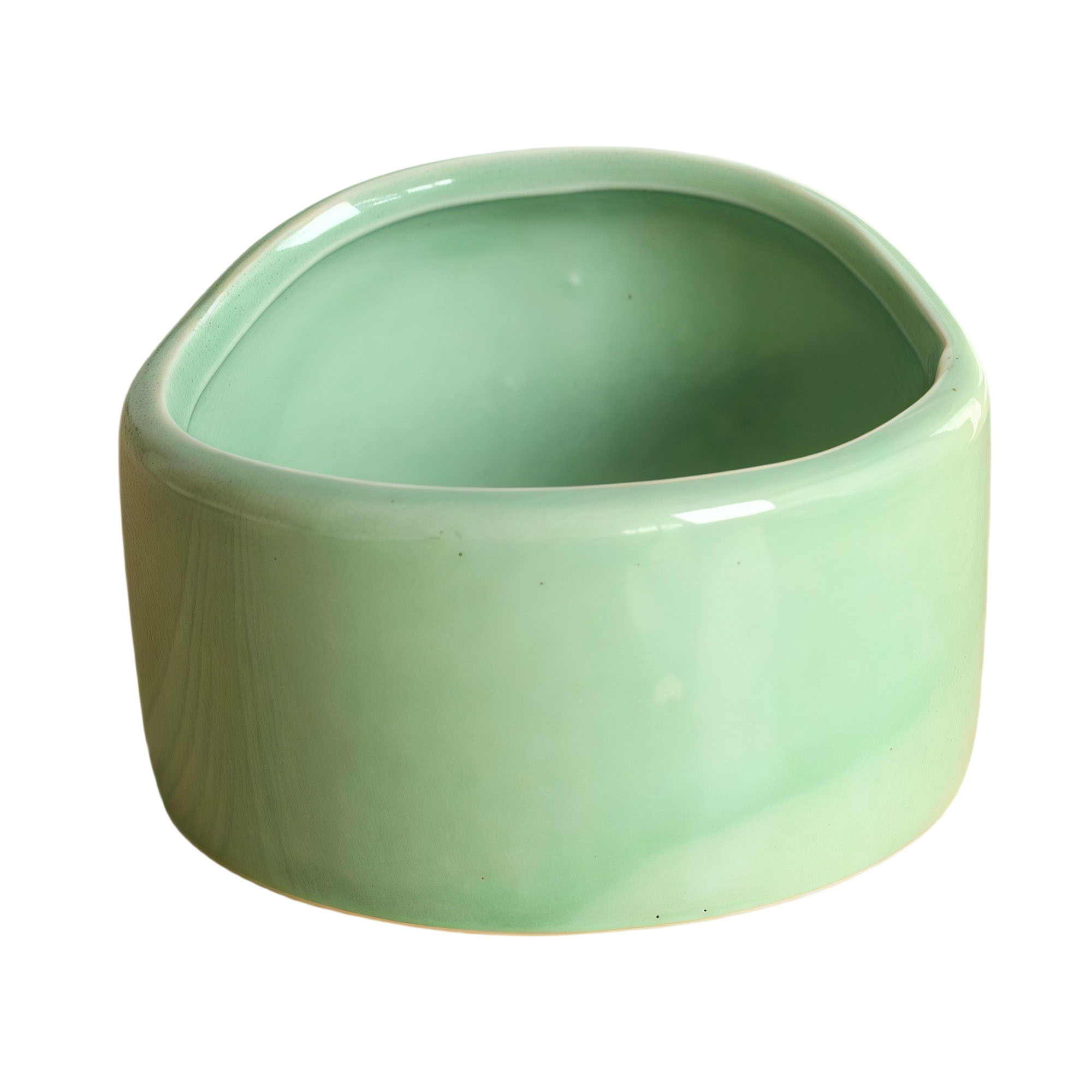 Simple Ceramic Small Pet Hamster Food Bowl 5