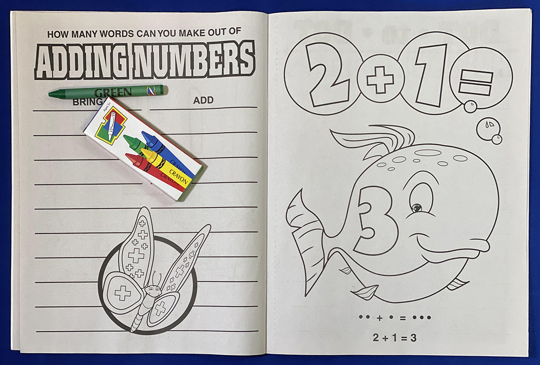 COLORING SET - Fun With Addition Coloring Book Fun Pack 2