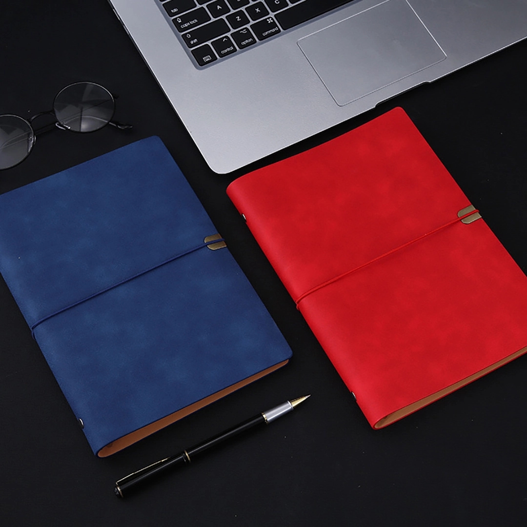 Vintage Leather Journal Style Binder / Padfolio 1