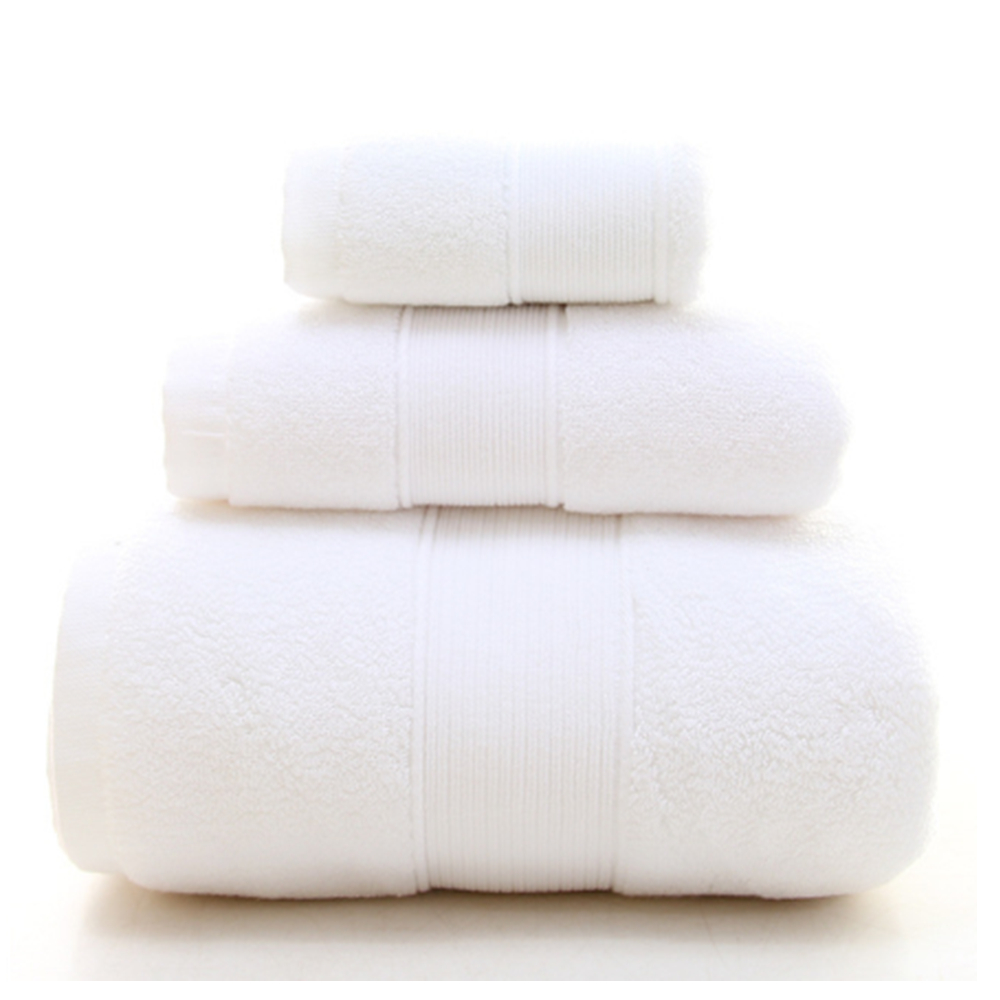 3 Piece Combed Cotton Towel Gift Set 4