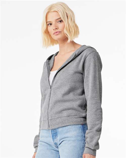 FWD Fashion Women's Sponge Fleece Full-Zip Hoodie