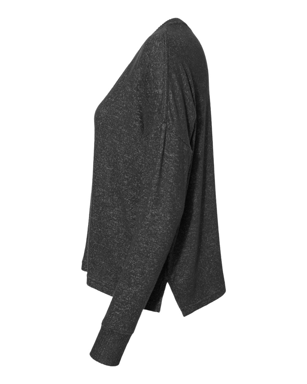 Women's Cuddle Fleece Boxy Crewneck Pullover - L06 7