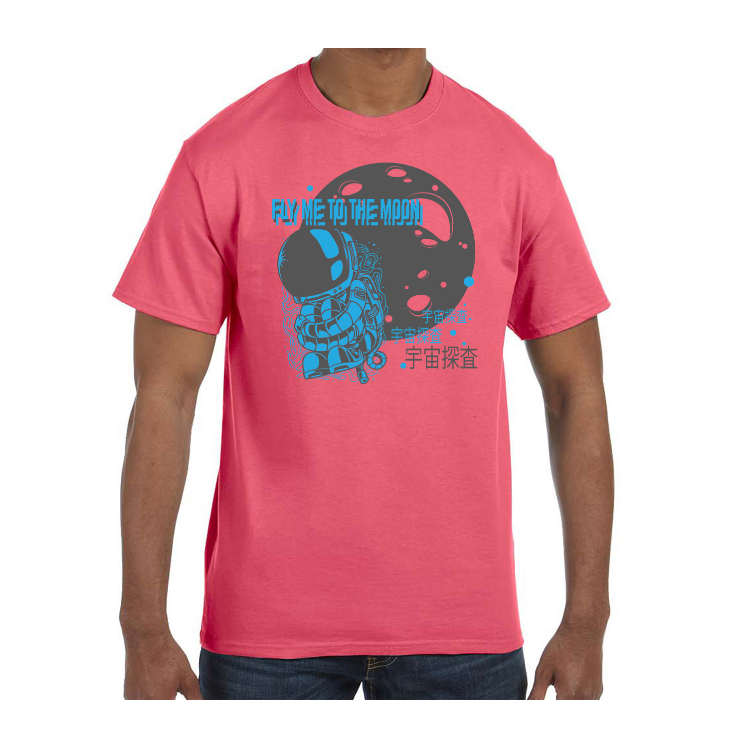 Gildan™ 5.3 oz Cotton Pre-Shrunk T-Shirt (2 Color Imprint) 26