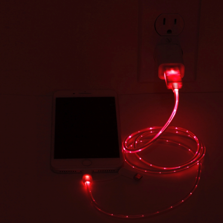 "Payson" 3-in-1 LED Lighted Cell Phone Charging Cable with Type C Adapter 18