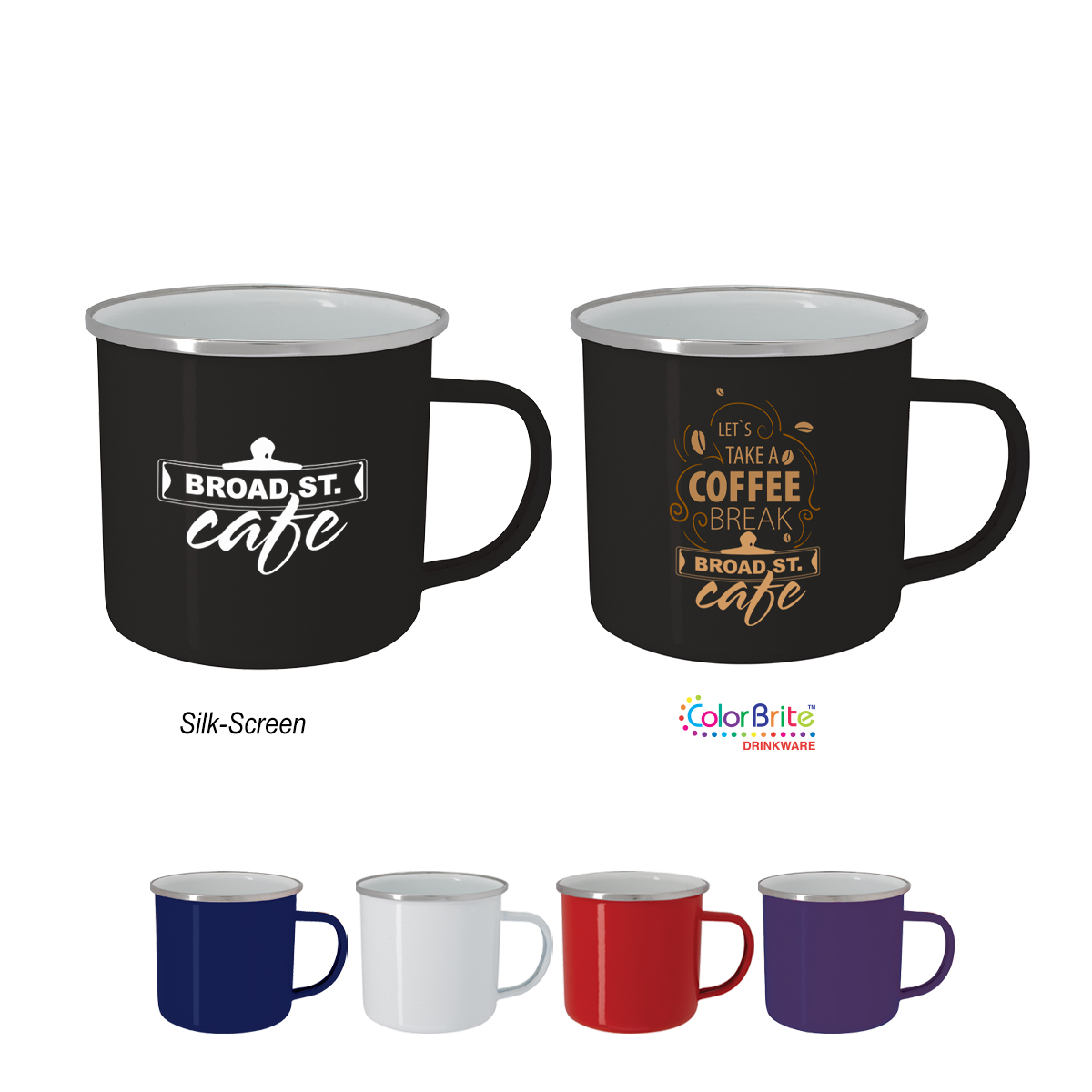 16 Oz. Enamel Campfire Mug 1