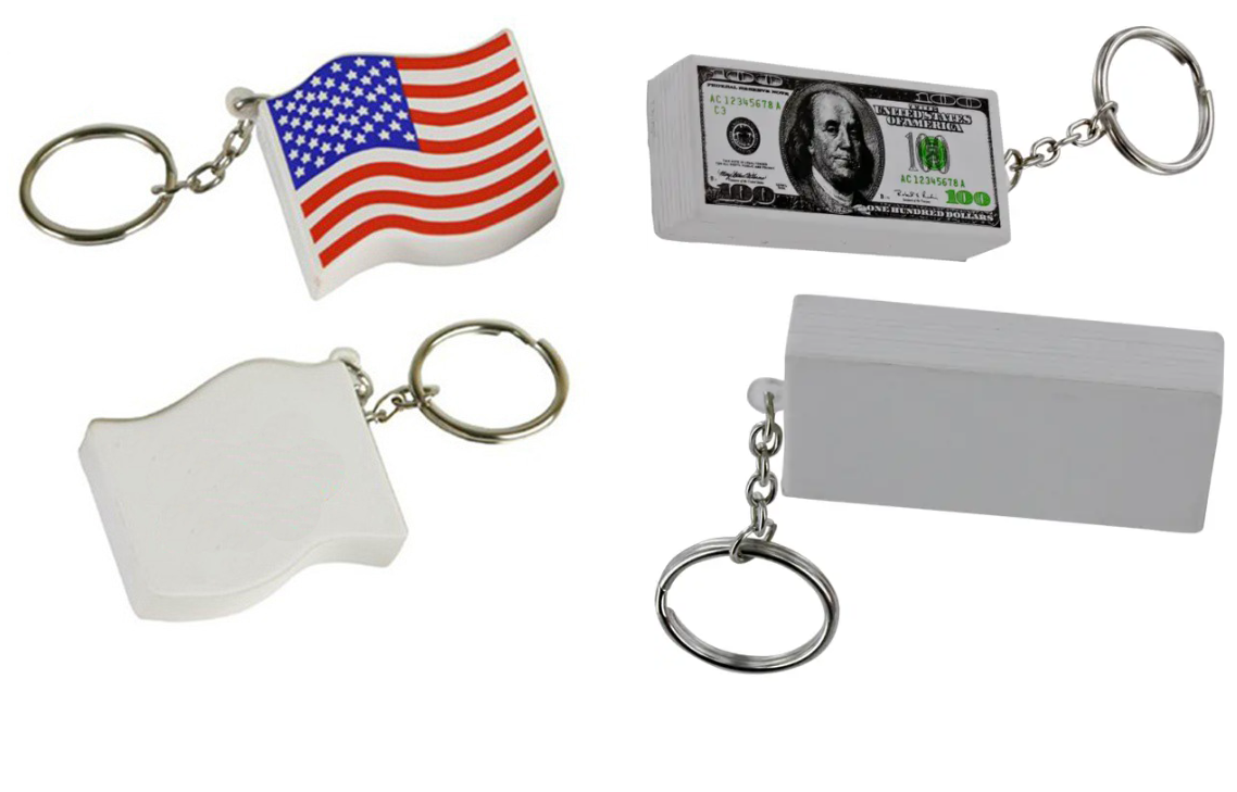 American Flag Stress Reliever Keychains 7