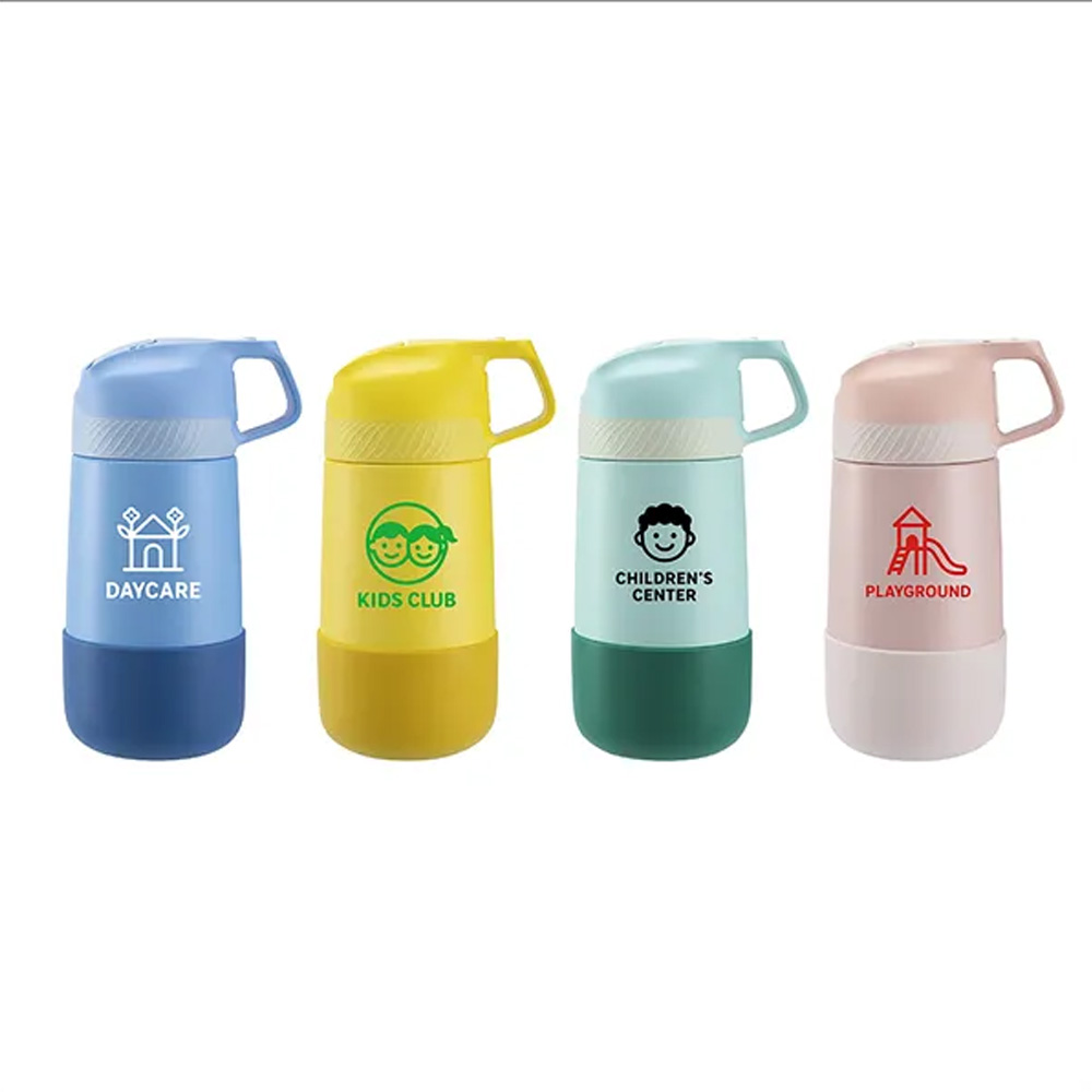 12 OZ. KID WATER BOTTLE W/POP UP STRAW LID 4