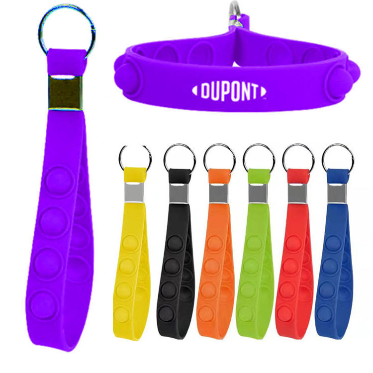 Silicone Key Ring Bracelet 1