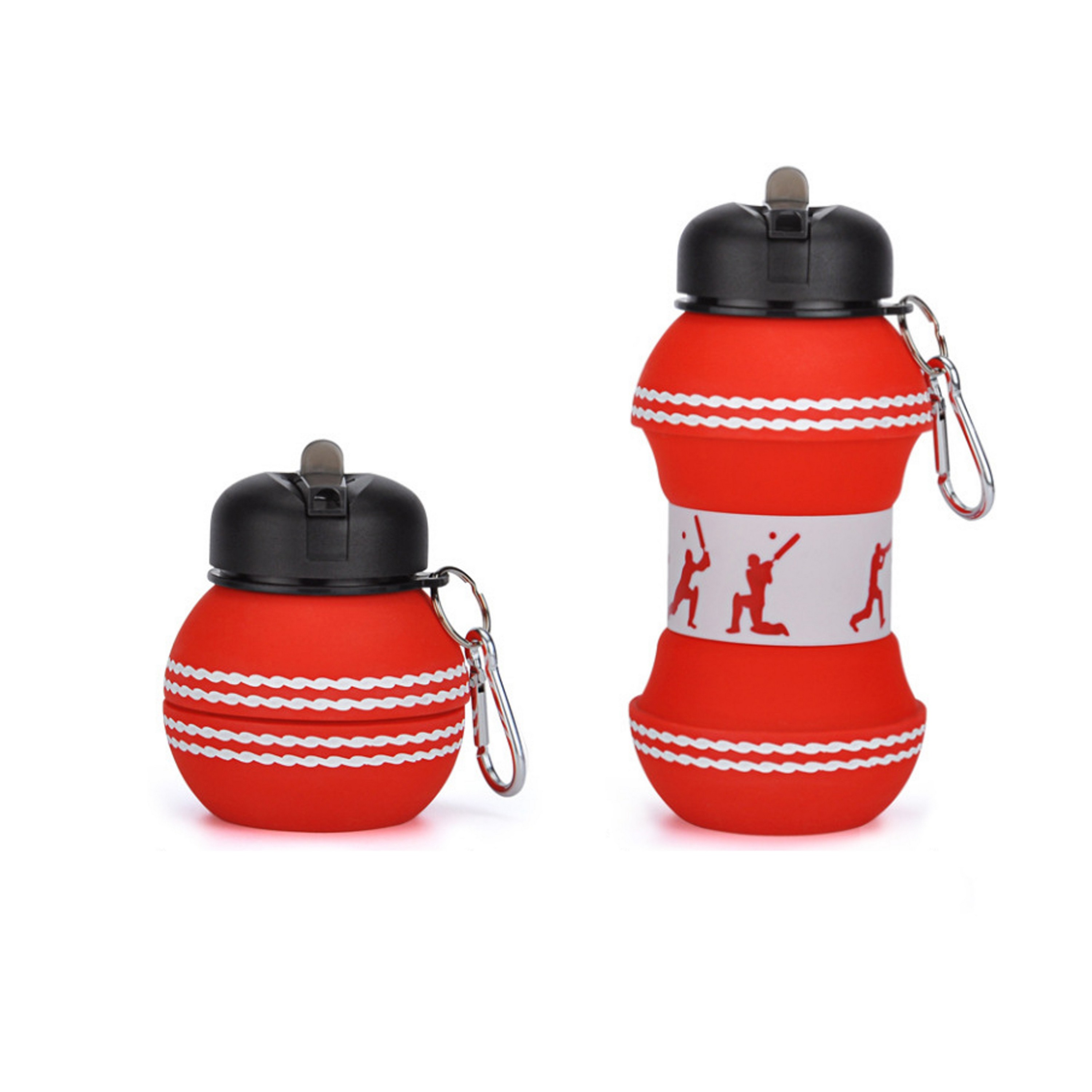 18.6oz Silicone Collapsible Water Bottle-Ocean 10