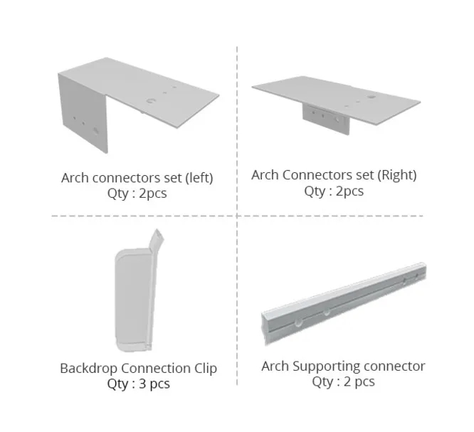 10ft Backlit Trade Show Display - Design 5 6