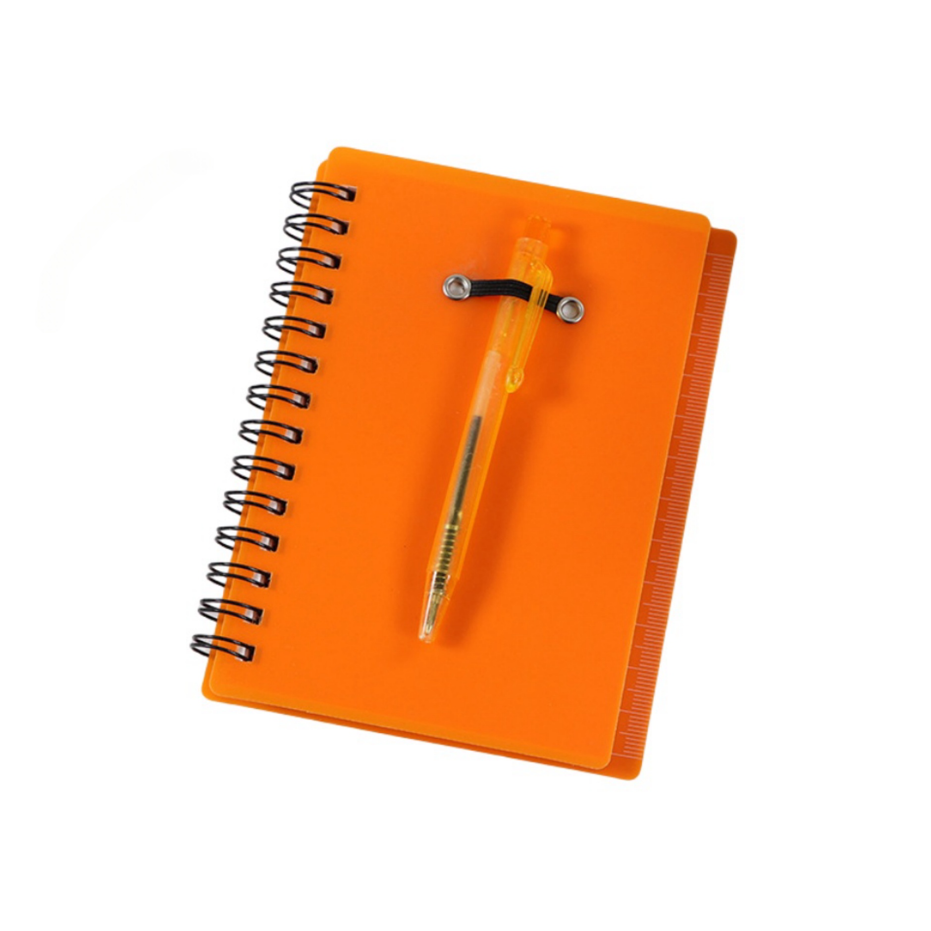 Spiral Notebook with Pen in Holder and Sticky Notes 7