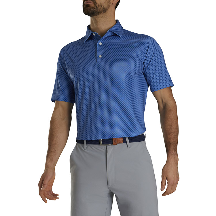 FootJoy Dot Geo Print Lisle Polo 2