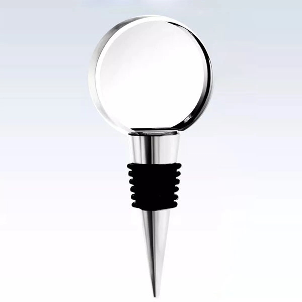 Round Crystal Wine Stoppers 3