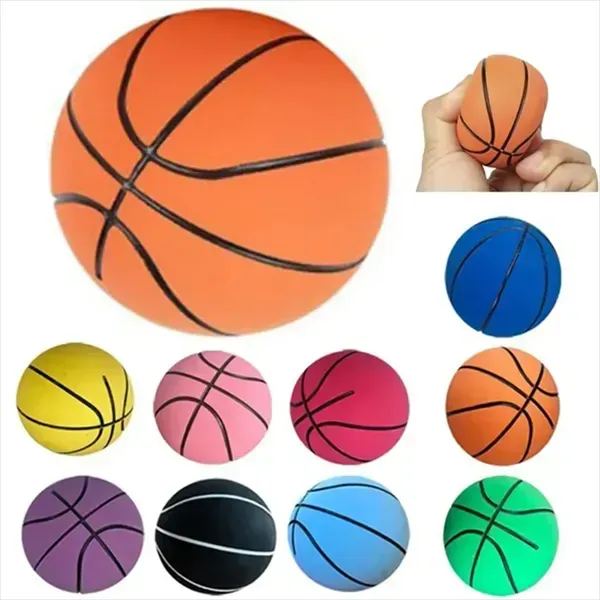 Custom Mini Elastic Rubber Basketball Bouncy Balls 5