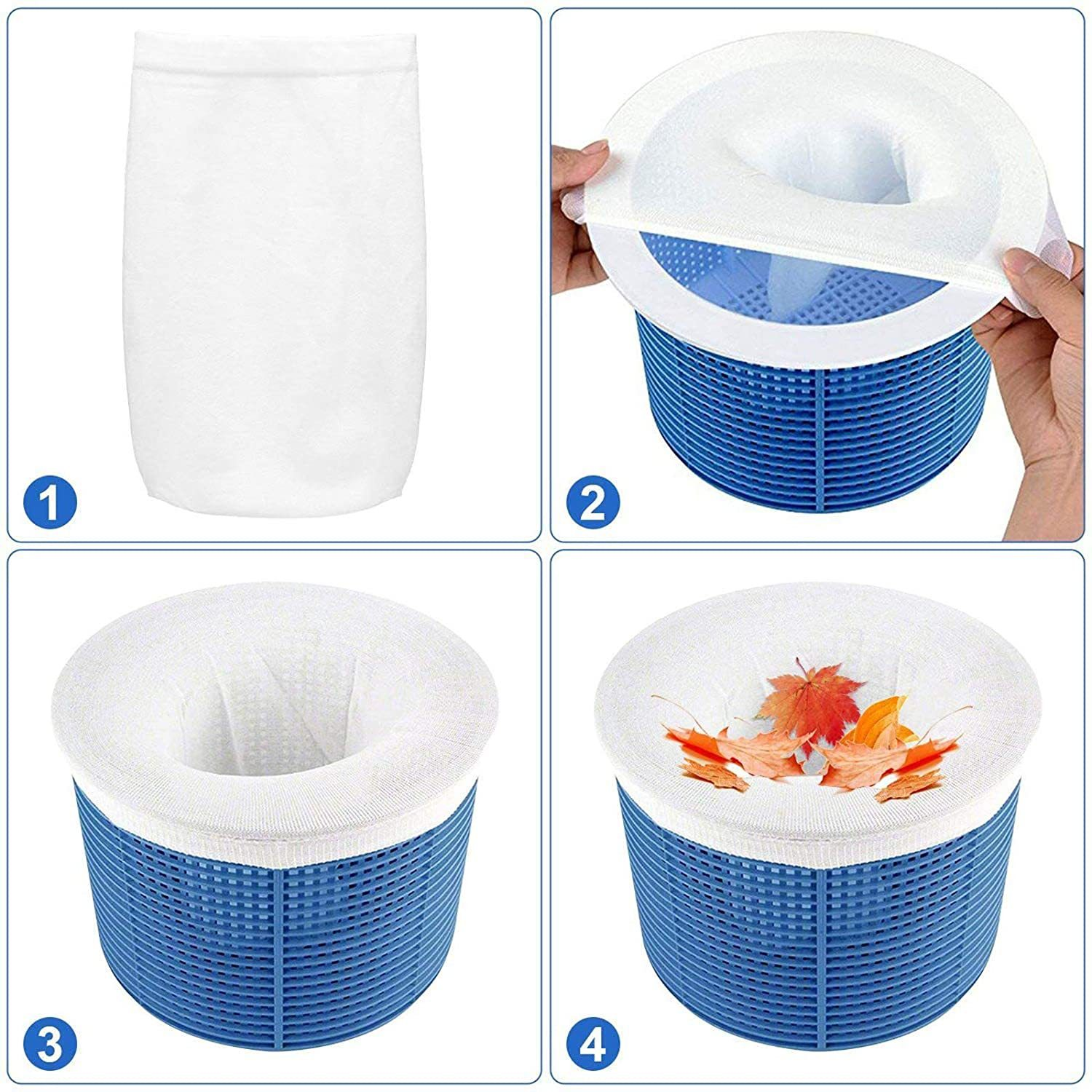 Nylon Fine Mesh Pool Skimmer Socks 5