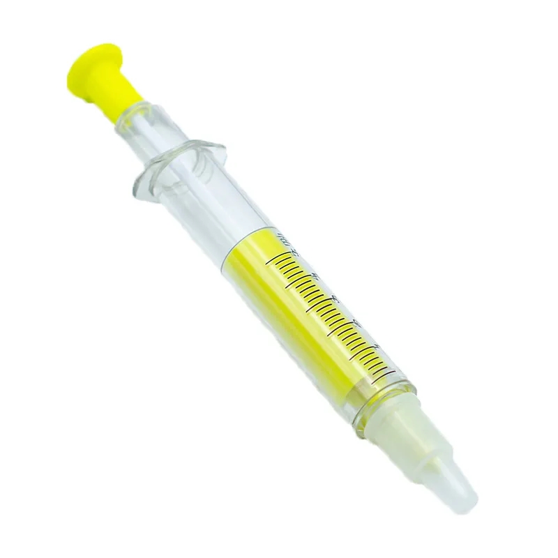 Double-Ended Syringe Fluorescent Stick Ballpoint Pen 4