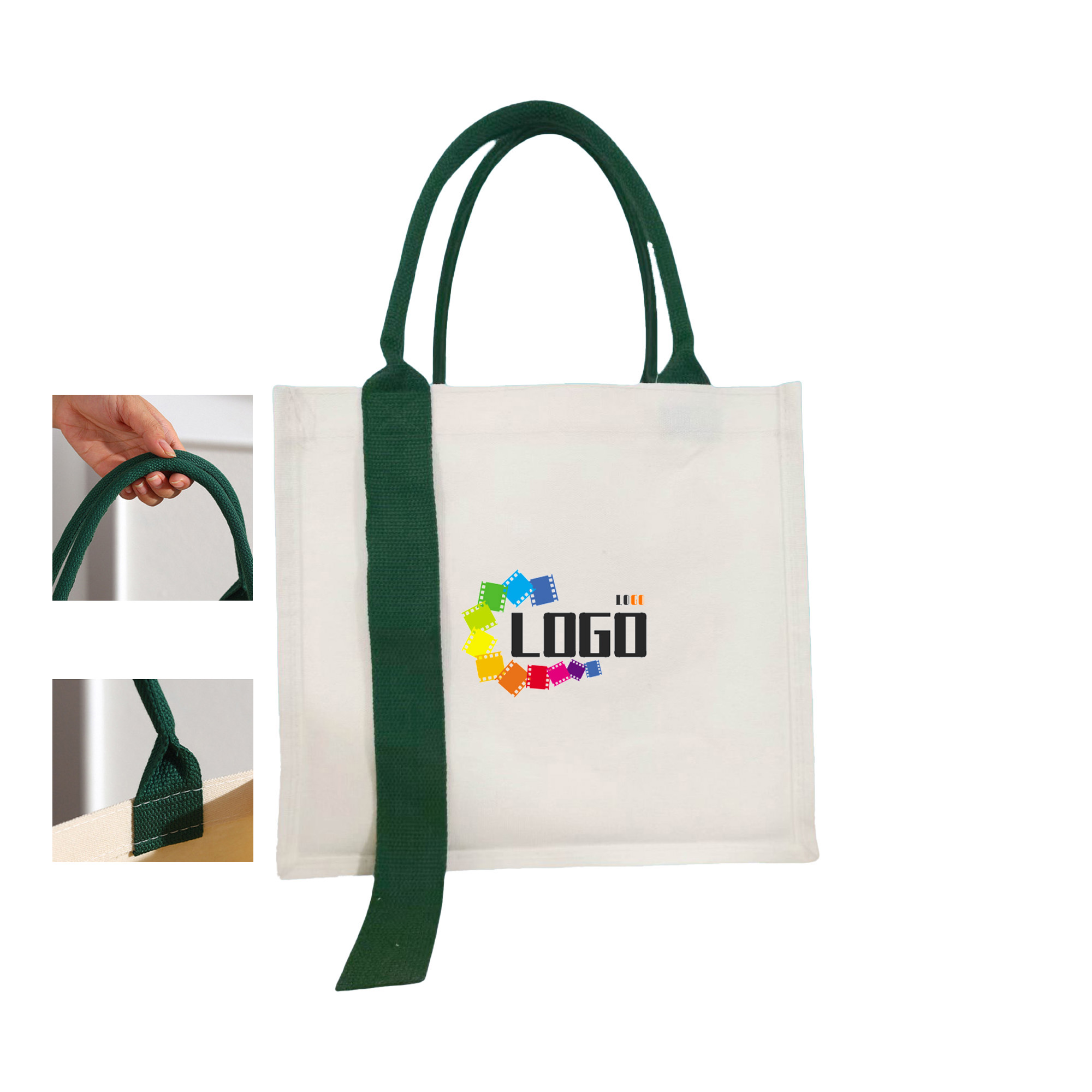 Portable Oxford Cloth Tote, custom tote bag with logo imprint 2