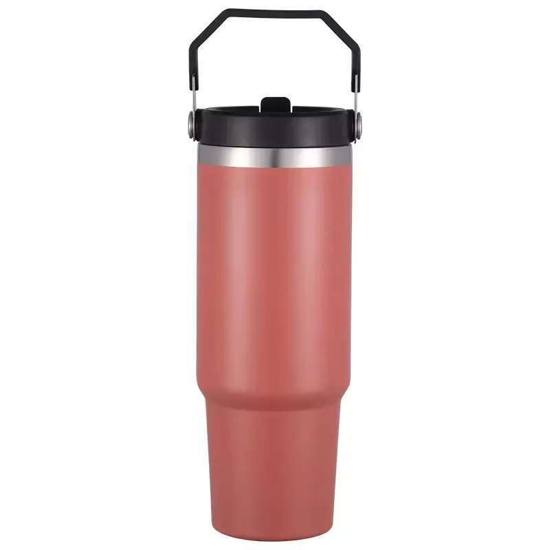 30 oz IceFlow Stainless Steel Tumbler with Straw 10